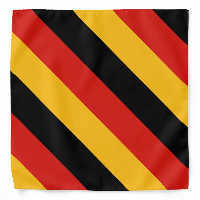 GERMAN FLAG COLORS BANDANA (Front)