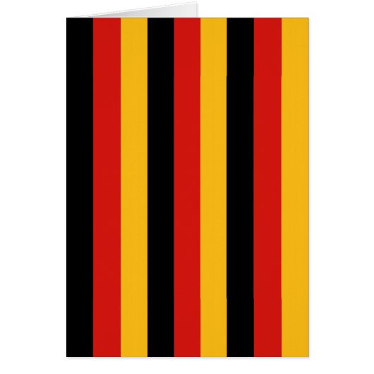 GERMAN FLAG COLORS CARDS (Front)