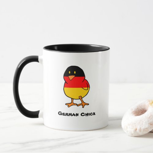 German Flag Colors Chick Mug