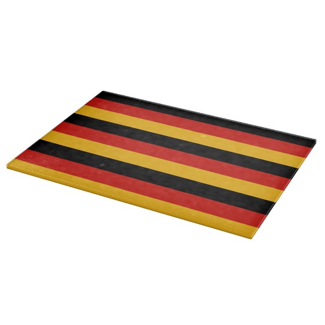 GERMAN FLAG COLORS CUTTING BOARD (Corner)