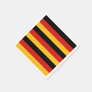 GERMAN FLAG COLORS NAPKINS