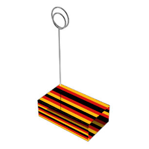 GERMAN FLAG COLORS TABLE CARD HOLDER