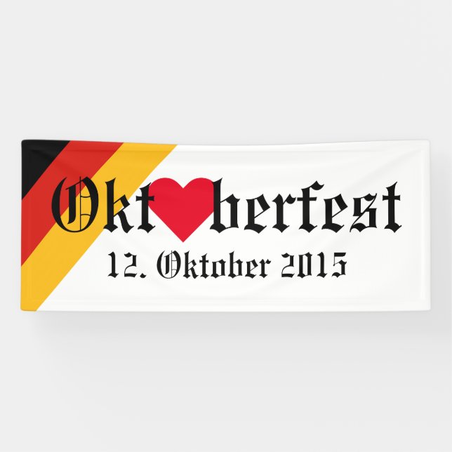 GERMAN FLAG COLORS + your ideas Banner (Horizontal)