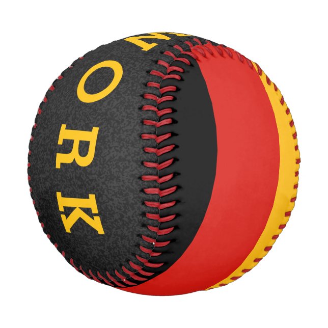 GERMAN FLAG COLORS + your ideas Baseball (Angled)