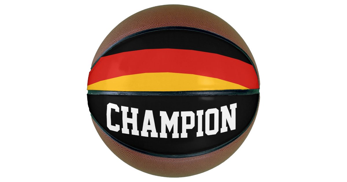 GERMAN FLAG COLORS + your ideas Basketball Zazzle