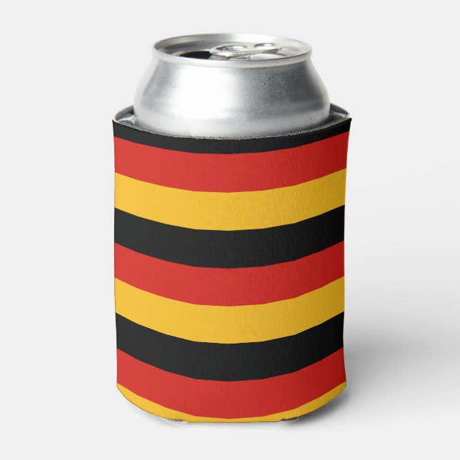 GERMAN FLAG COLORS + your ideas Can Cooler (Can Front)