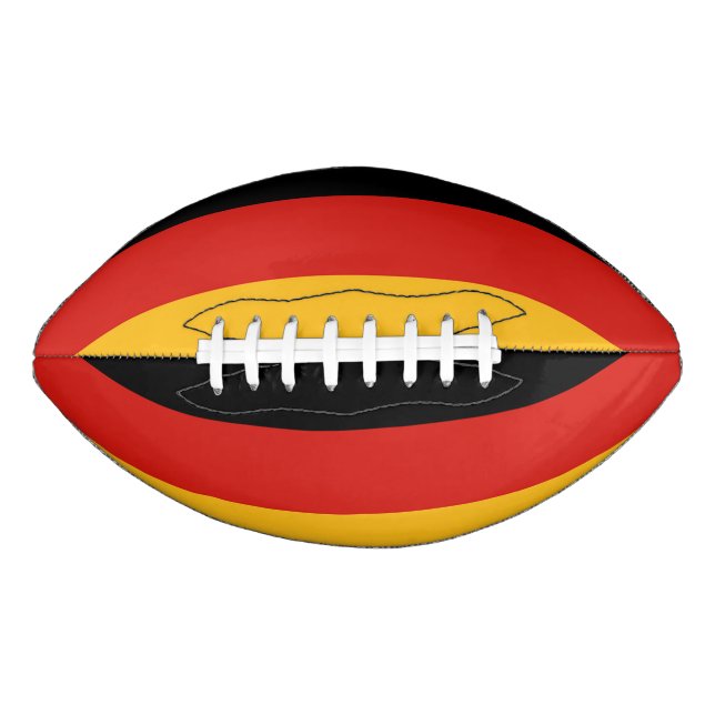 GERMAN FLAG COLORS + your ideas Football (Front)