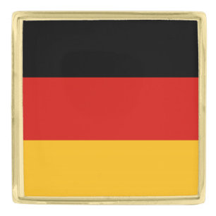 GERMAN FLAG COLORS + your ideas Gold Finish Lapel Pin