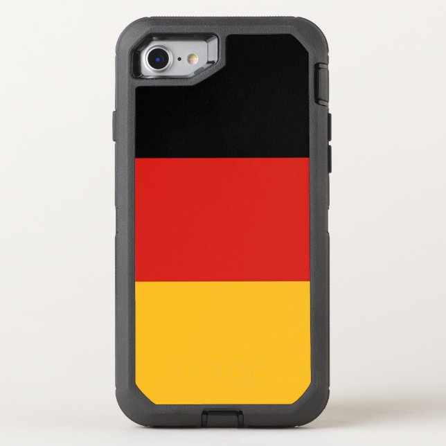 GERMAN FLAG COLORS + your ideas Otterbox iPhone Case (Back)