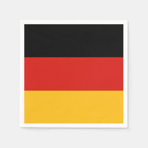 GERMAN FLAG COLORS + your ideas Paper Napkins