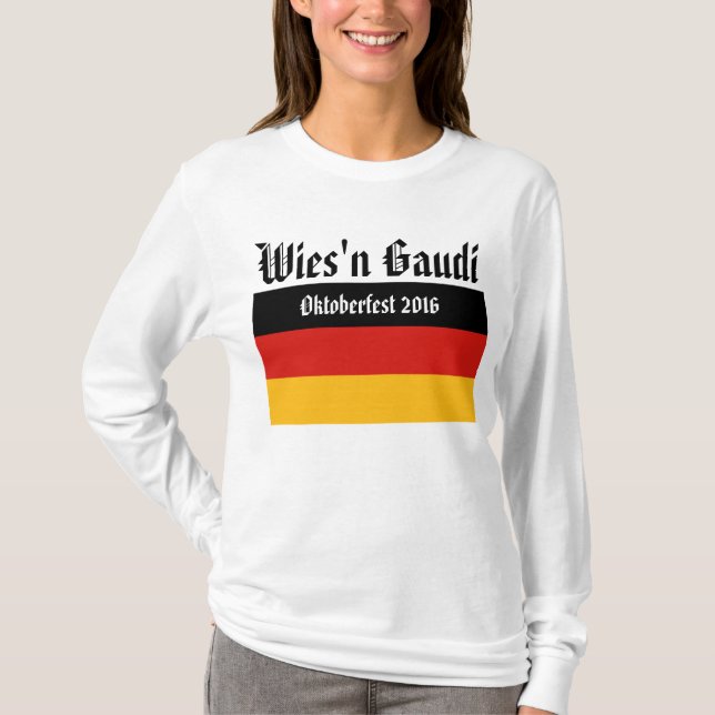 GERMAN FLAG COLORS + your ideas T-Shirt (Front)