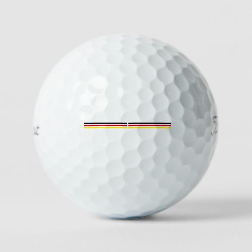 German Flag colourway Titleist 12 pack golf balls 