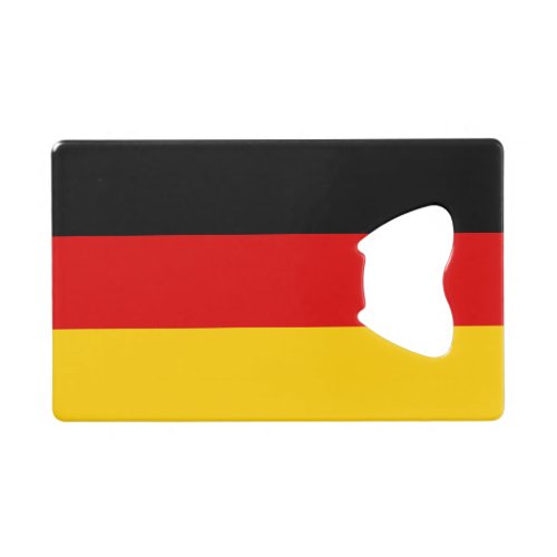 German Flag Credit Card Bottle Opener
