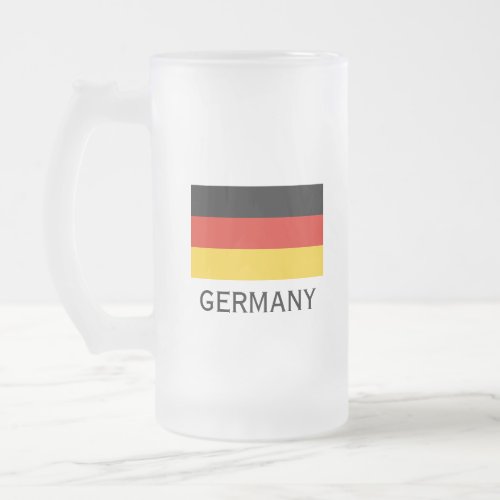 German flag custom beer stein mug for Germany