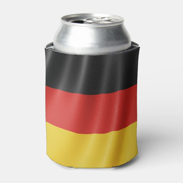 German Flag custom monogram can cooler (Can Front)