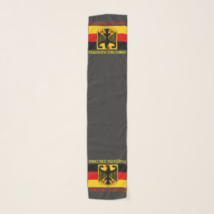 GERMAN FLAG CUSTOMIZE NAME LOGO RACING SCARF