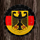 German Flag Dartboard & Germany / game board<br><div class="desc">Dartboard: Germany & German flag darts,  family fun games - love my country,  summer games,  holiday,  fathers day,  birthday party,  college students / sports fans</div>