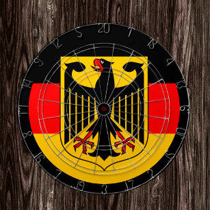 German Flag Dartboard & Germany / game board