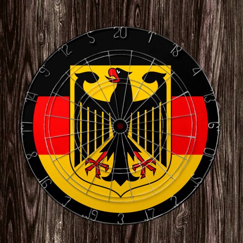 German Flag Dartboard  Germany  game board