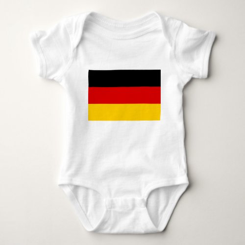 German Flag Deutschland Germany Baby Bodysuit