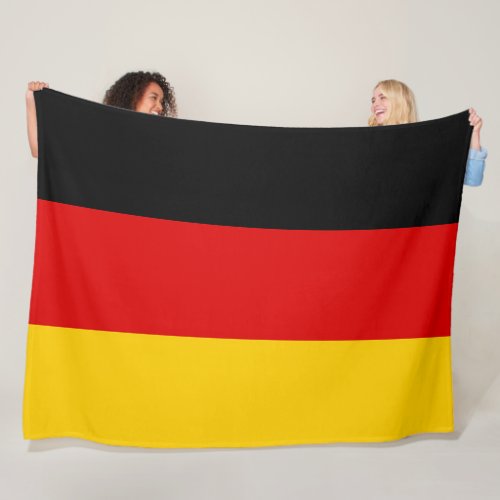 German Flag Deutschland Germany Fleece Blanket