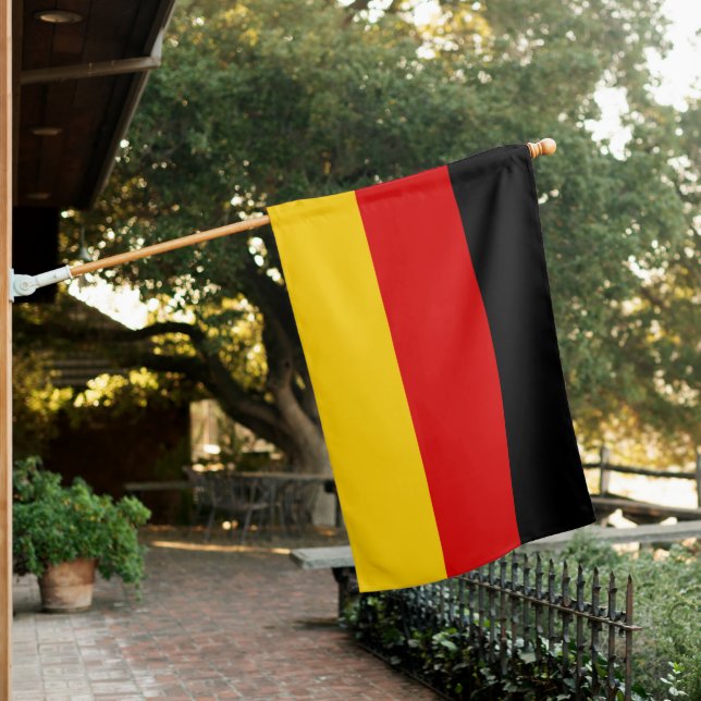 German Flag (Deutschland) (Germany) House Flag (In SItu)