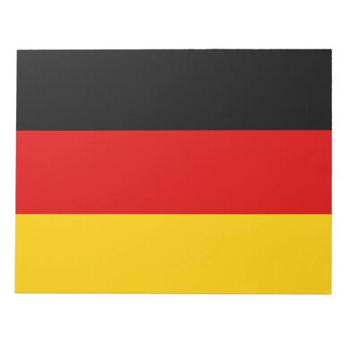 German Flag Deutschland Germany Notepad