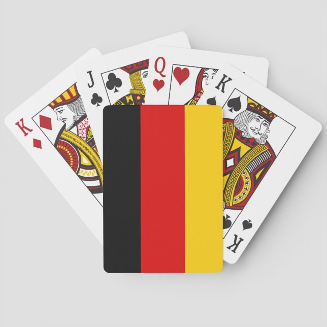 German Flag (Deutschland) (Germany) Poker Cards (Back)