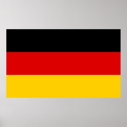 German Flag Deutschland Germany Poster