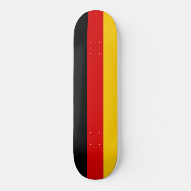 German Flag (Deutschland) (Germany) Skateboard (Front)
