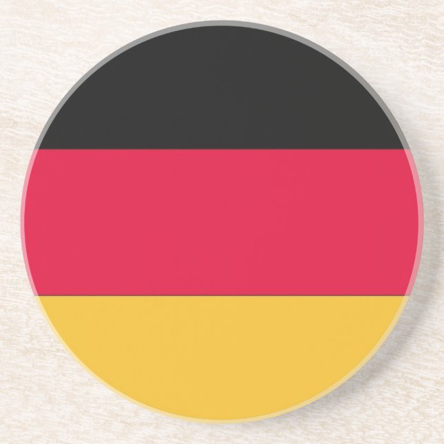 German Flag Drink Coaster (Front)