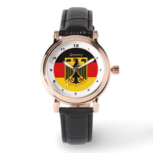 German Flag Eagle  Germany fashion design watch