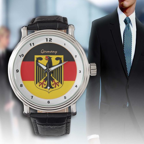 German Flag Eagle  Germany fashion design watch