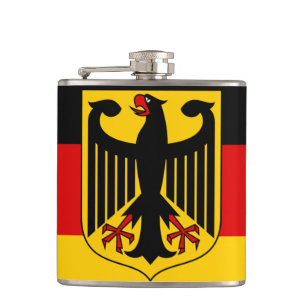 German flag & Eagle, Germany patriots /Deutschland Flask
