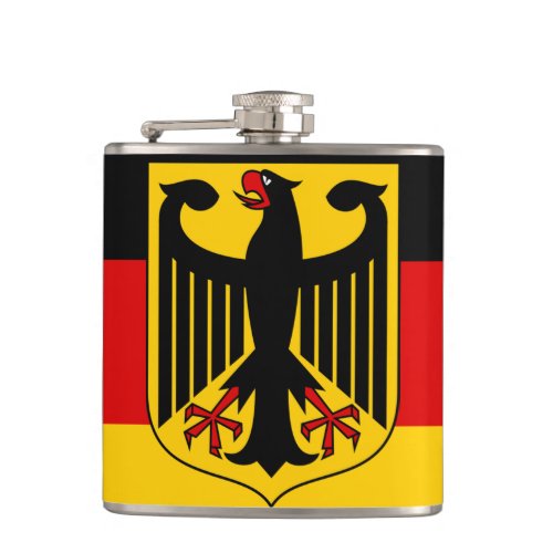 German flag  Eagle Germany patriots Deutschland Flask
