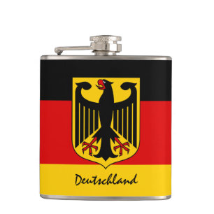 German flag & Eagle, Germany patriots /Deutschland Flask