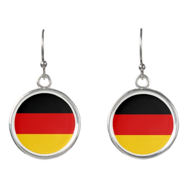 German Flag Earrings (Front)