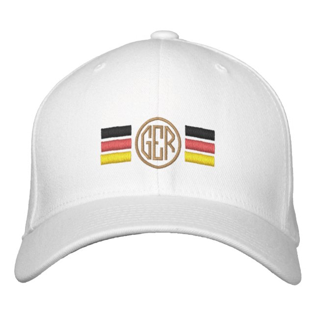 German Flag Embroidered Baseball Cap (Front)