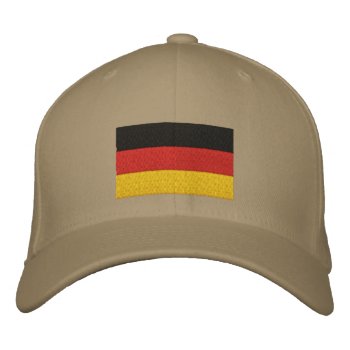 German Flag Embroidered Cap by Oktoberfest_TShirts at Zazzle