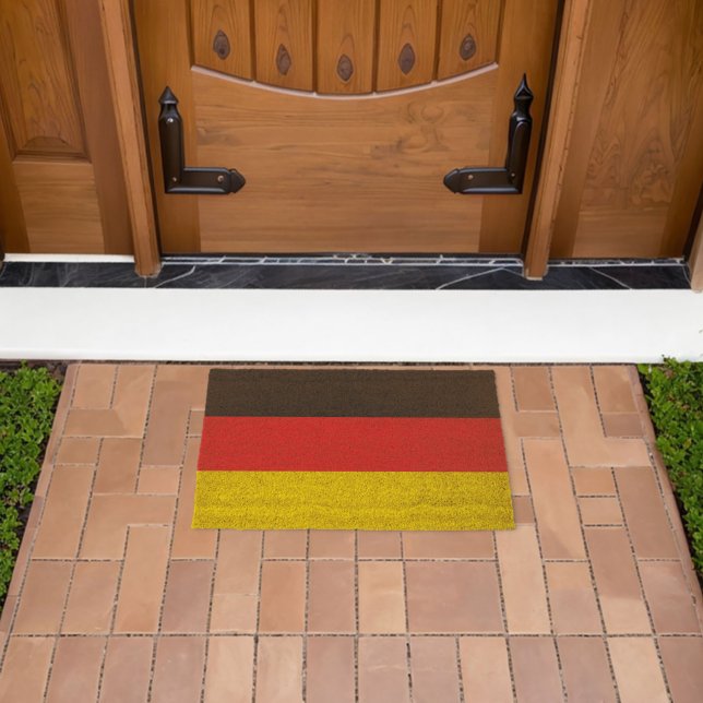German flag fiber doormat (Insitu (Outdoor))