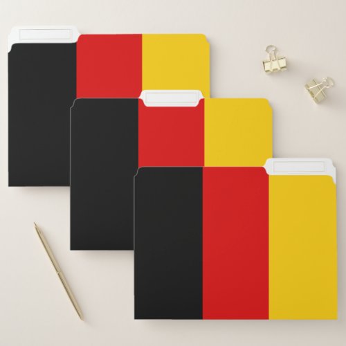 German flag file folder