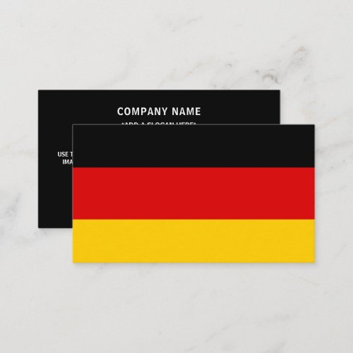 German Flag Flag of Germany Business Card