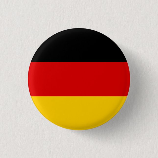 German Flag, Flag of Germany Button (Front)