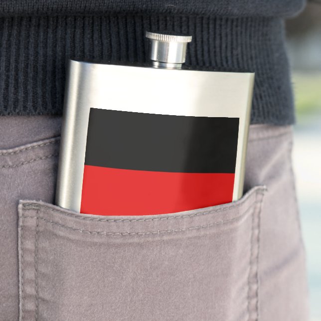 German flag flask (In Situ)