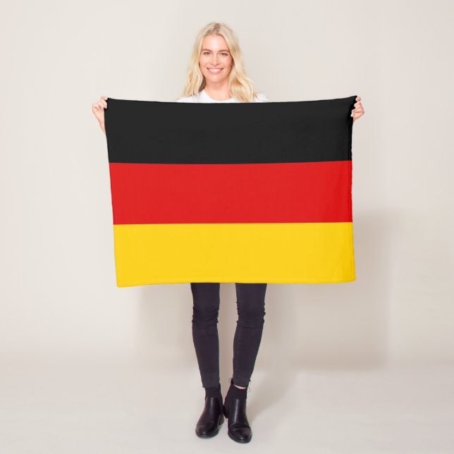 German Flag Fleece Blanket (In Situ)