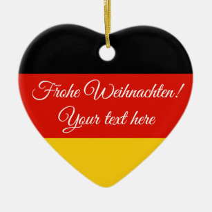 Frohe Weihnachten Christmas Ornaments Zazzle 100 Satisfaction Guaranteed