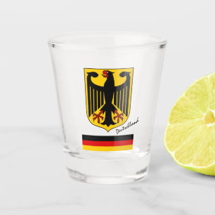 German Flag & Germany country patriot / sports Sho Shot Glass