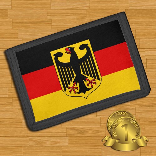 German flag  Germany Eagle fashion sports Trifold Wallet