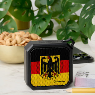 German Flag, Germany patriots / sports fan Bluetooth Speaker