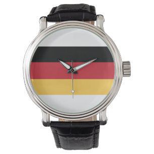 German Flag Germany Theme Mens Watch